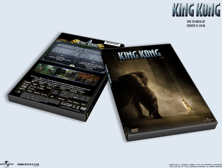 3D DVD Mock-up