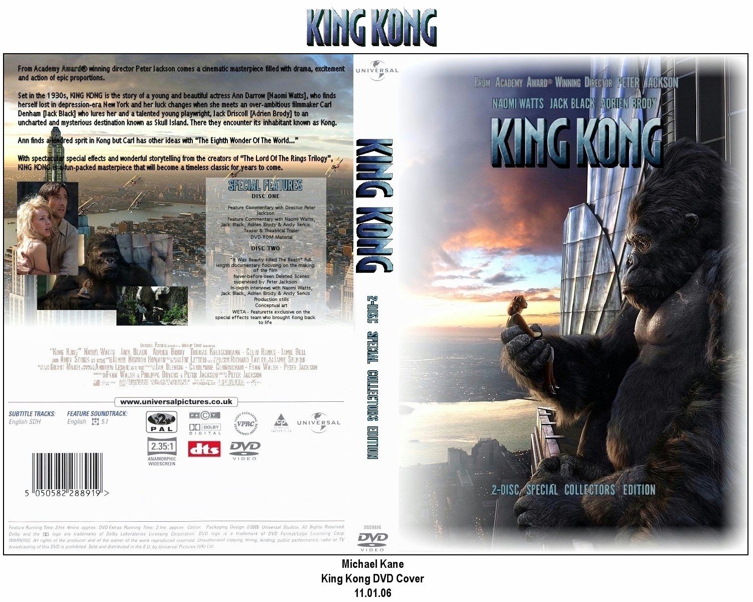 King Kong - DVD Cover [Final]